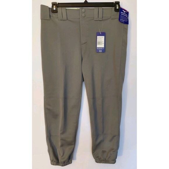 Mizuno Women's Size L Charcoal Gray Softball Pants NWT - Picture 1 of 9